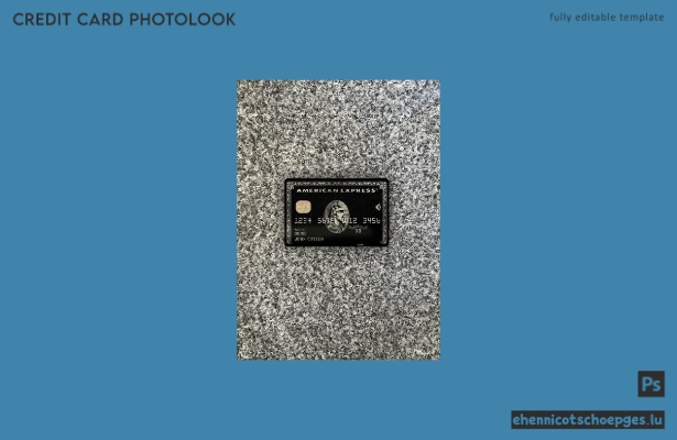 USA PNC Bank AMEX Black Card Fotoansicht Beispielvorschau